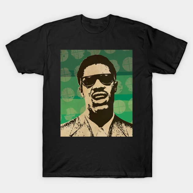 Stevie Wonder // Retro Poster Soul And Funk T-Shirt by kulinermodern